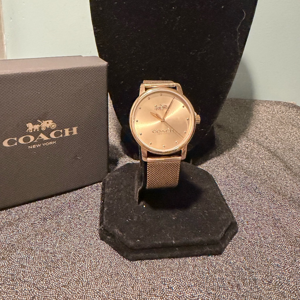 Stunning Coach Rose Gold Women’s Watch